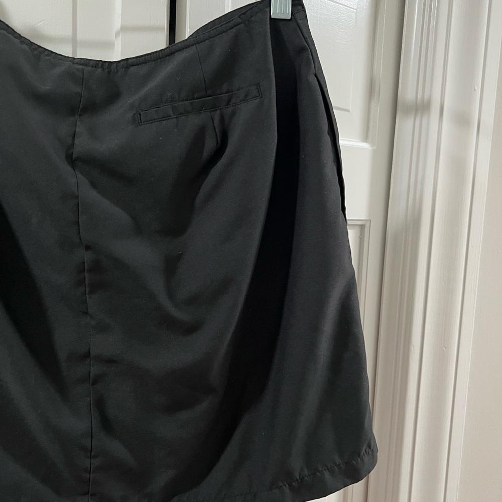 Izod Black Skort with Silver Button Accents - Picture 5 of 5